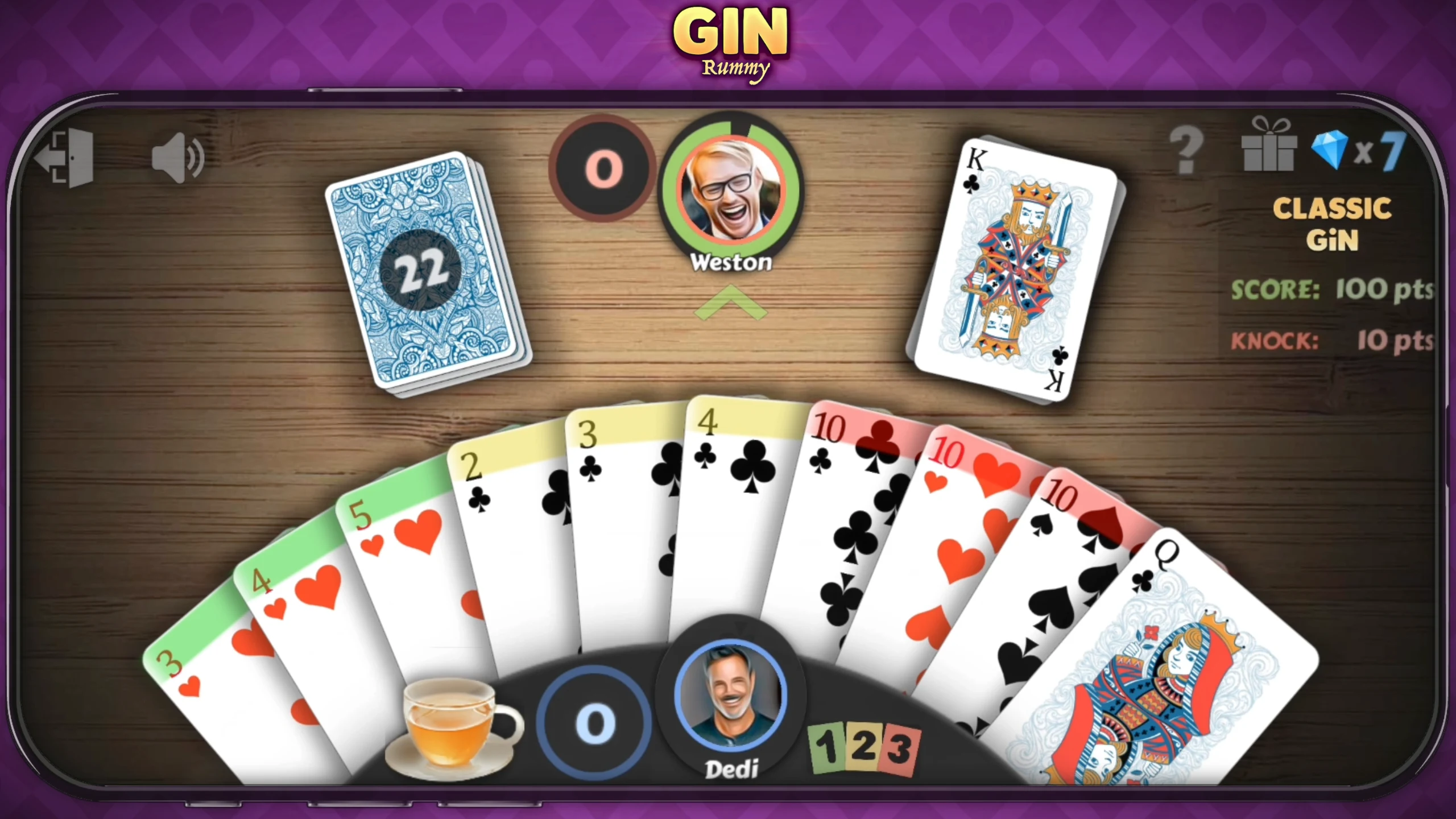 Gin Rummy - Offline screenshot