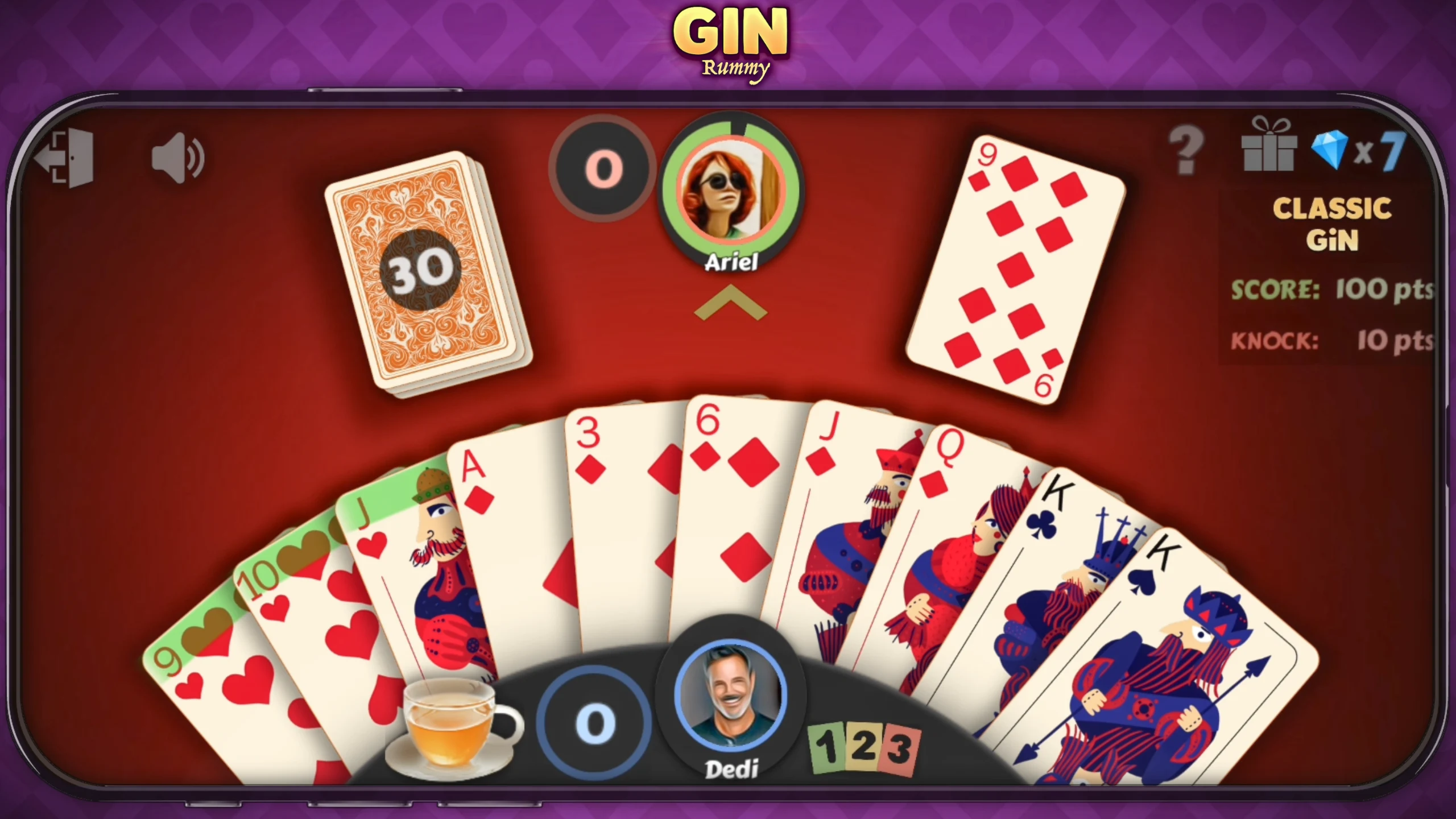 Gin Rummy - Offline screenshot