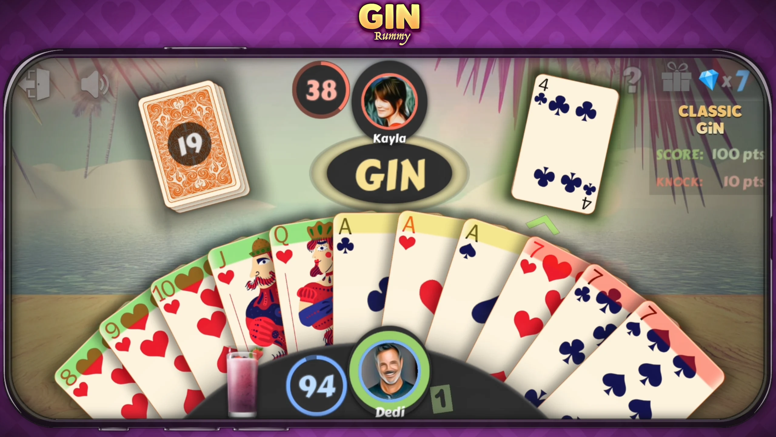 Gin Rummy - Offline screenshot