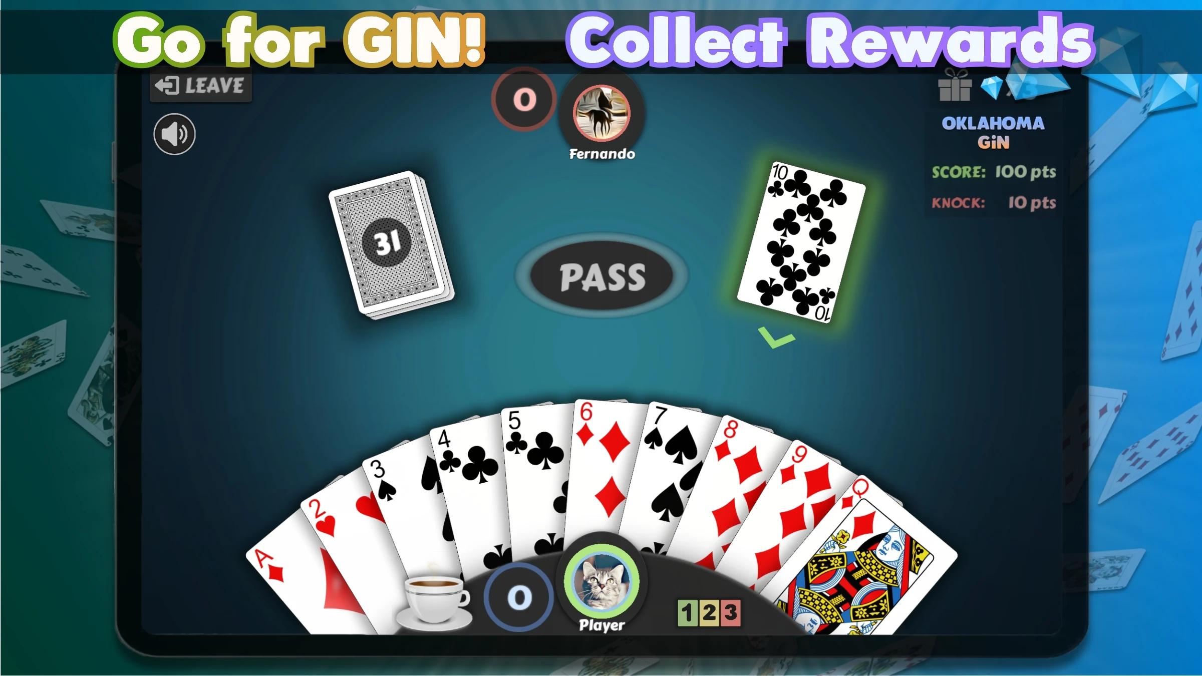 Gin Rummy - Offline screenshot