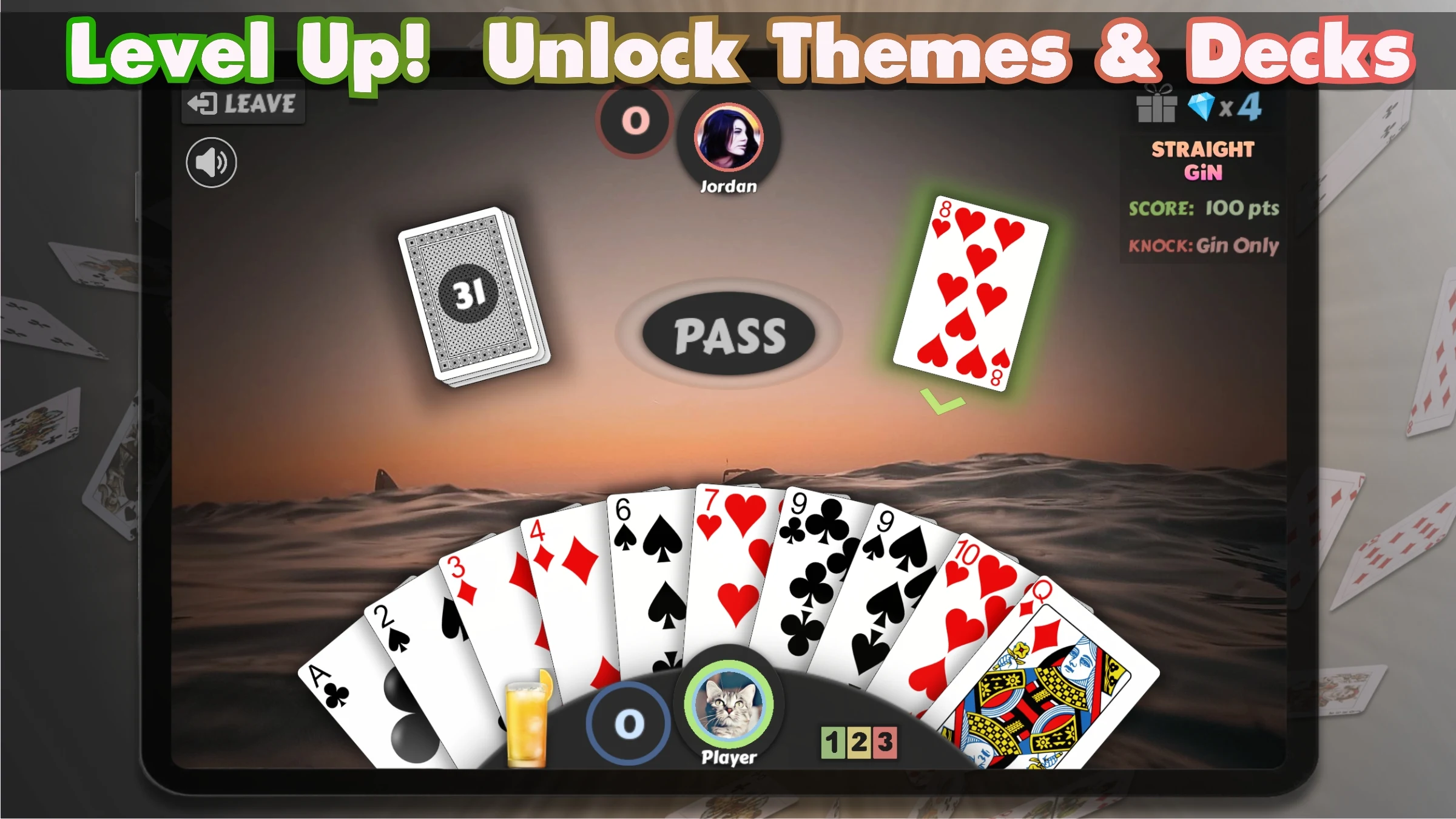 Gin Rummy - Offline screenshot