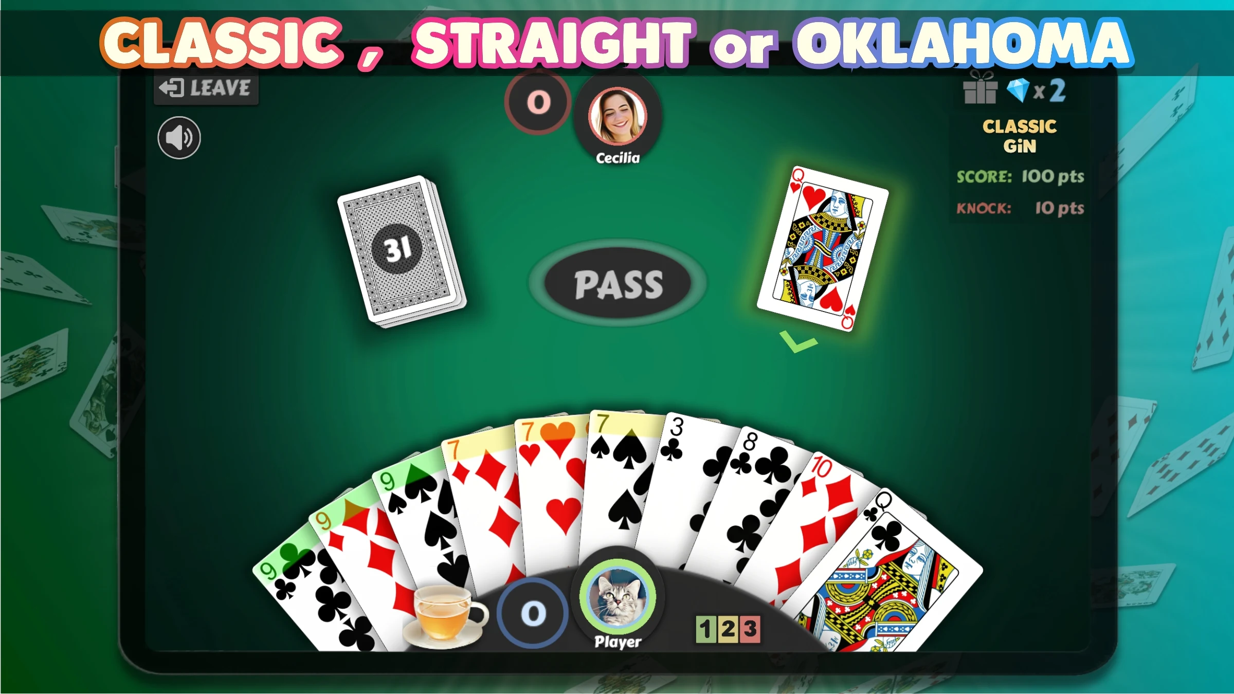 Gin Rummy - Offline screenshot