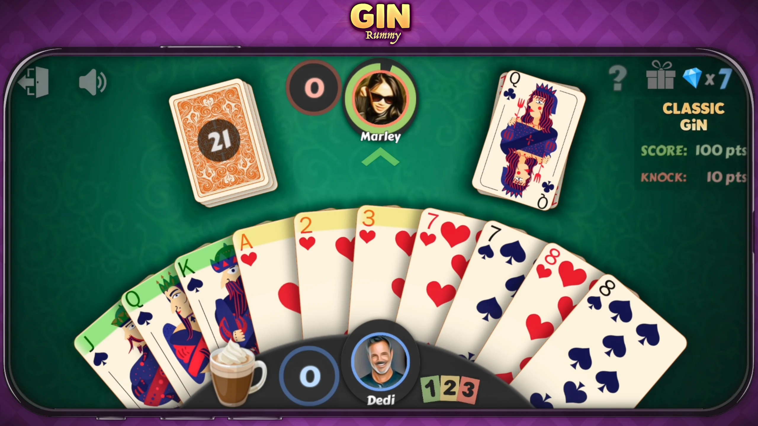 Gin Rummy - Offline screenshot