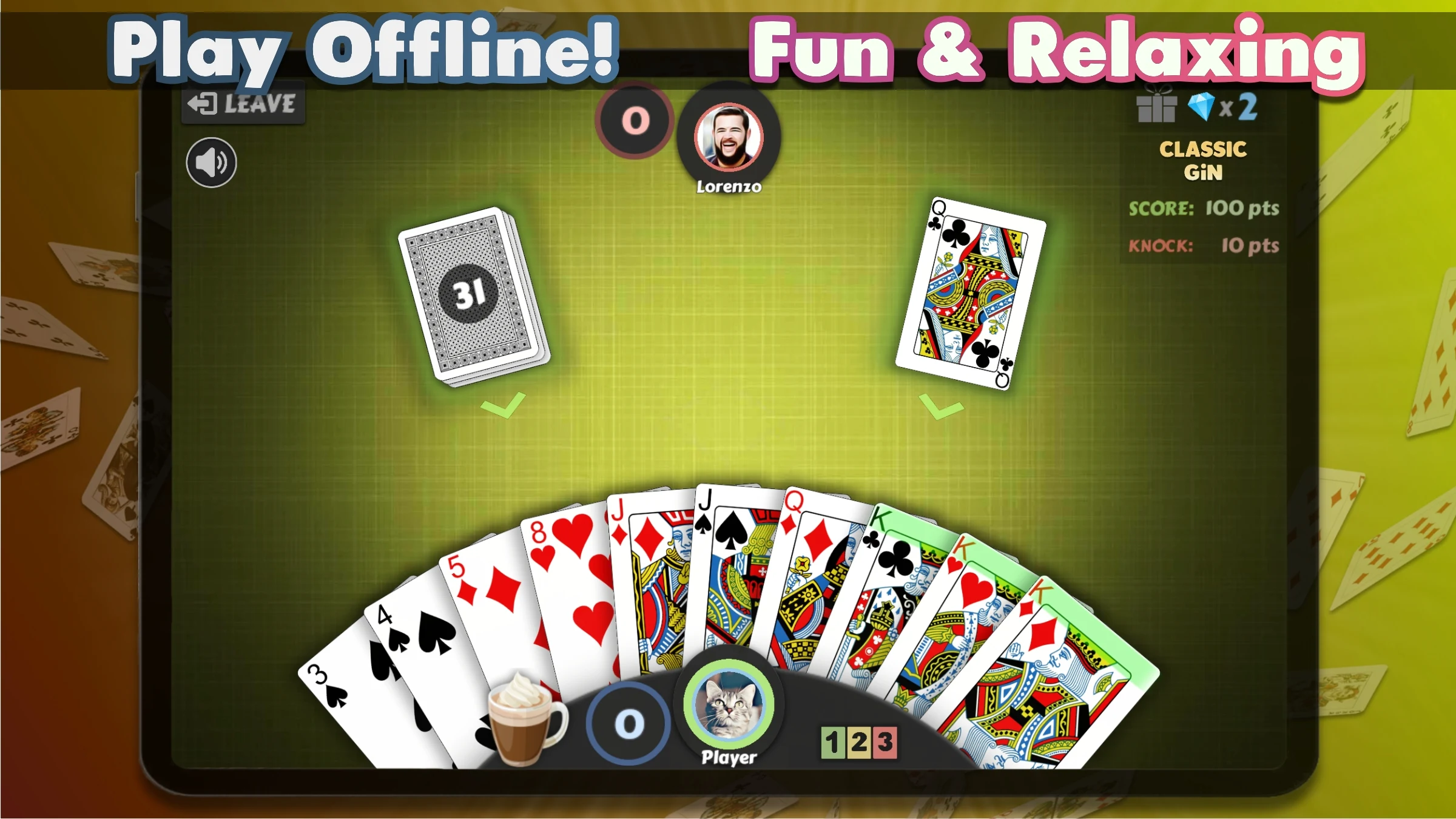 Gin Rummy - Offline screenshot